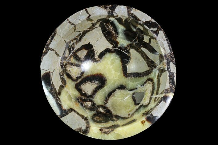 Polished Septarian Bowl - Madagascar #95117